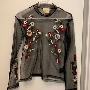 Mesh long sleeve